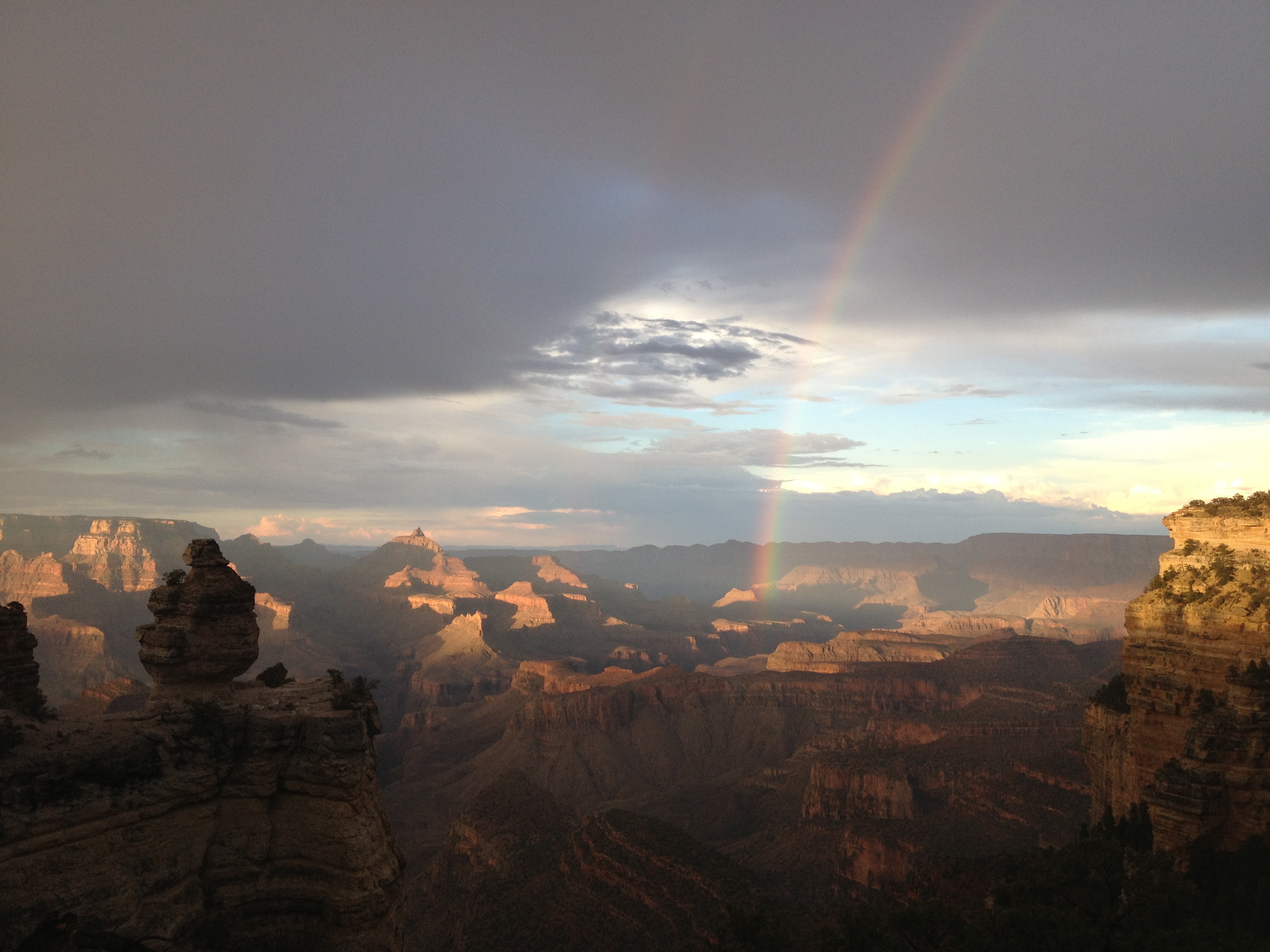 Rainbow at Grand Canyon